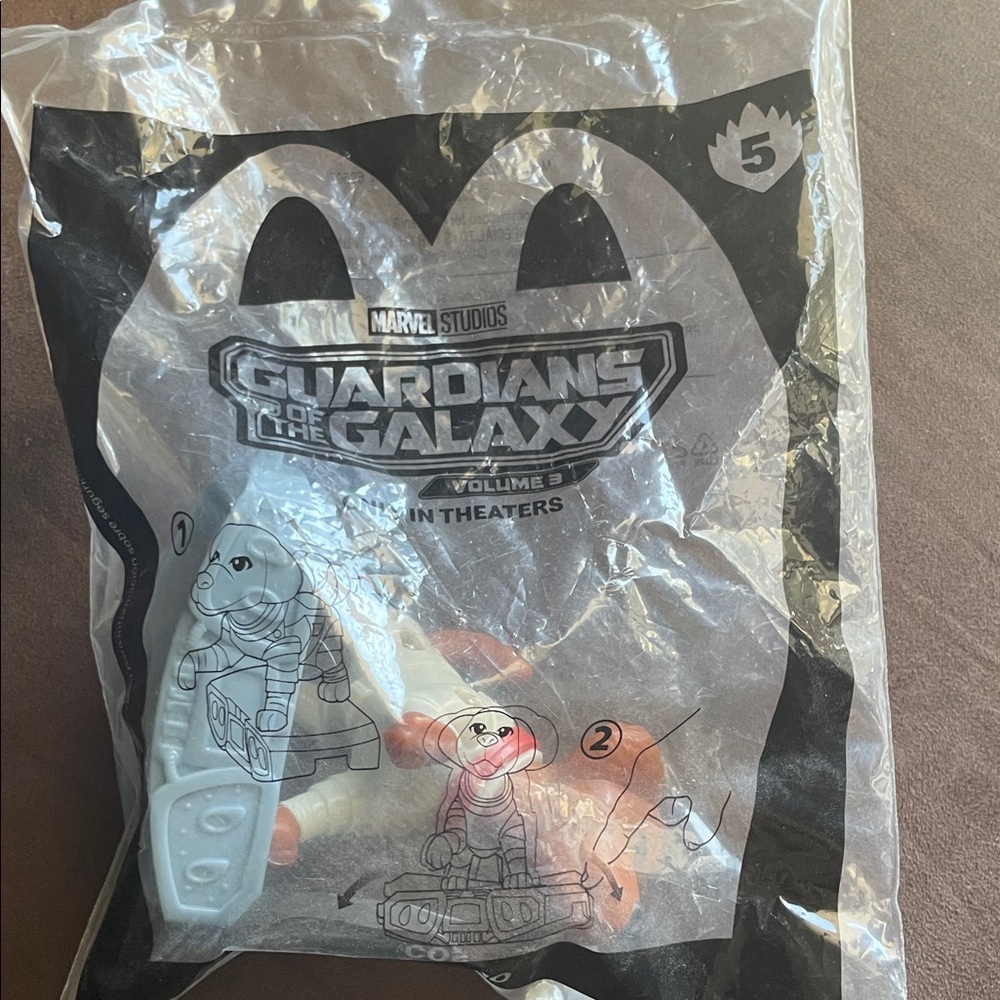 McDonald’s Guardians of the Galaxy Cosmo Dog Toy Figure Marvel 2023